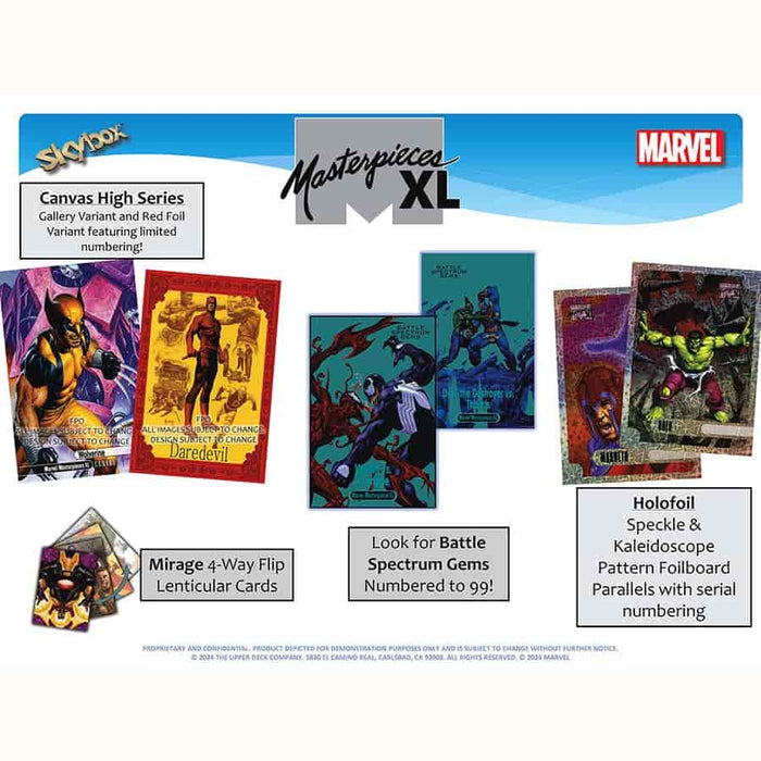 2024 Marvel Masterpieces XL Hobby Box