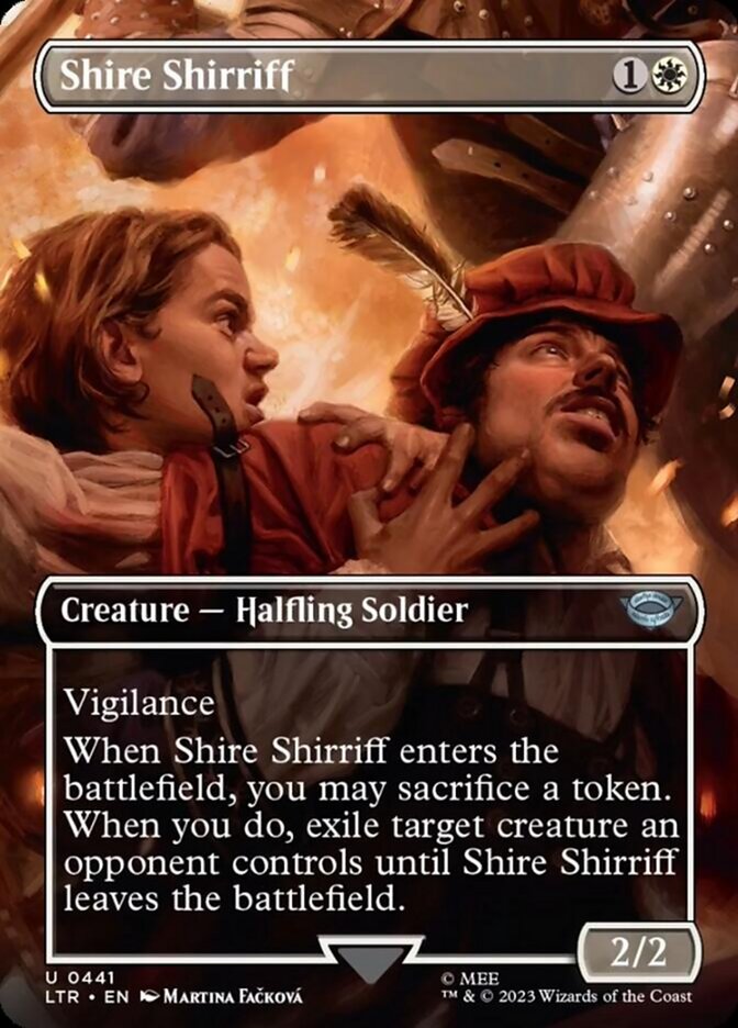 Shire Shirriff (Borderless Alternate Art) [The Lord of the Rings: Tales of Middle-Earth]