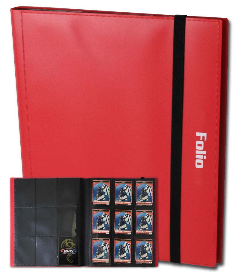 BCW: 9 Pocket Pro Binder - Red