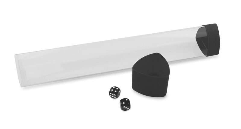BCW: Playmat Tube with D6 Dice - Black