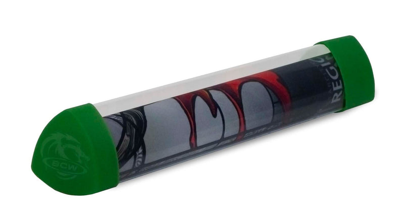 BCW - Playmat Tube with Dice Cap - Green