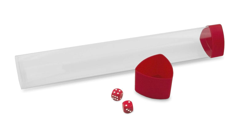 BCW: Playmat Tube with D6 Dice - Red