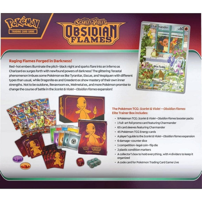 Pokémon TCG: Scarlet & Violet: Obsidian Flames - Elite Trainer Box