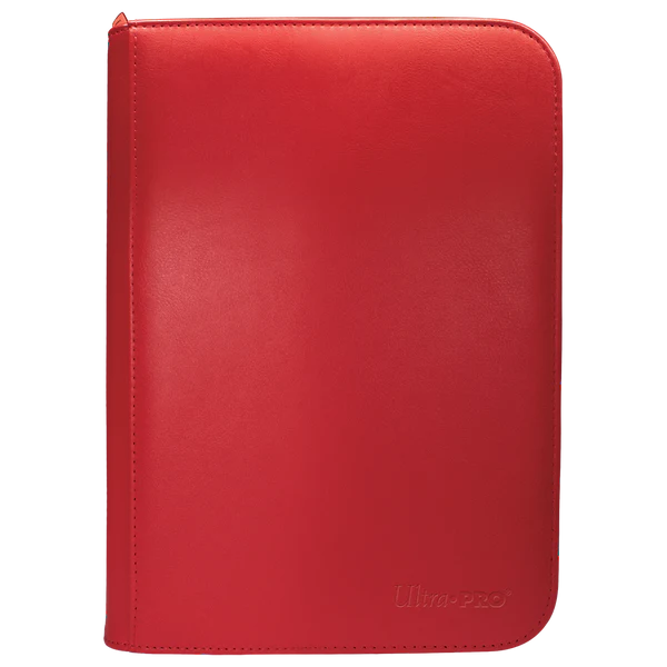 Ultra-PRO: Vivid 4 Pocket Zippered PRO Binder - Red