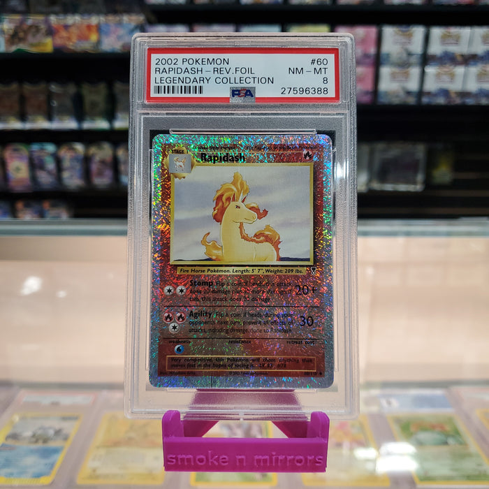 Rapidash - Legendary Collection Reverse Holofoil: PSA 8