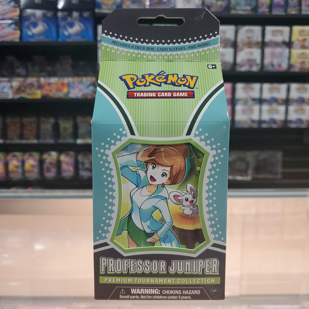 Pokémon TCG: Premium Tournament Collection (Professor Juniper) — Smoke and  Mirrors Hobby