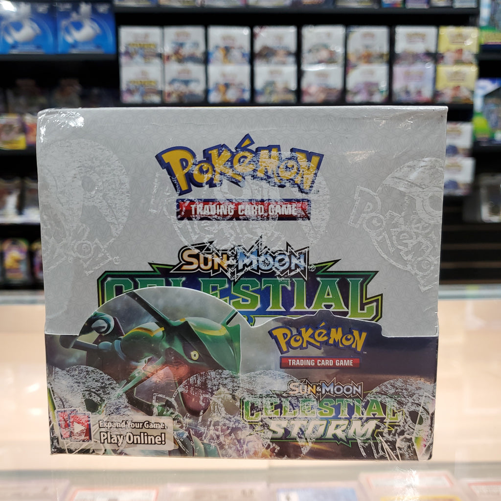 pokemon sun & moon celestial storm booster box Pokémon TCG: Sun & Moon: Celestial Storm