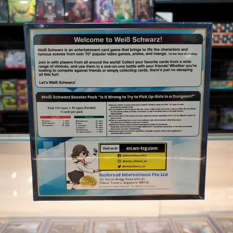Weiss Schwarz: Is it Wrong to Try to Pick Up Girls in a Dungeon? Booster Box