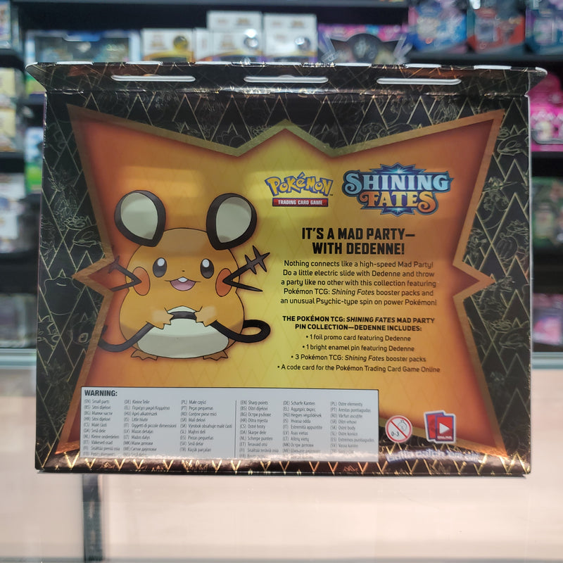 Pokémon TCG: Shining Fates - Mad Party Pin Collection (Dedenne)