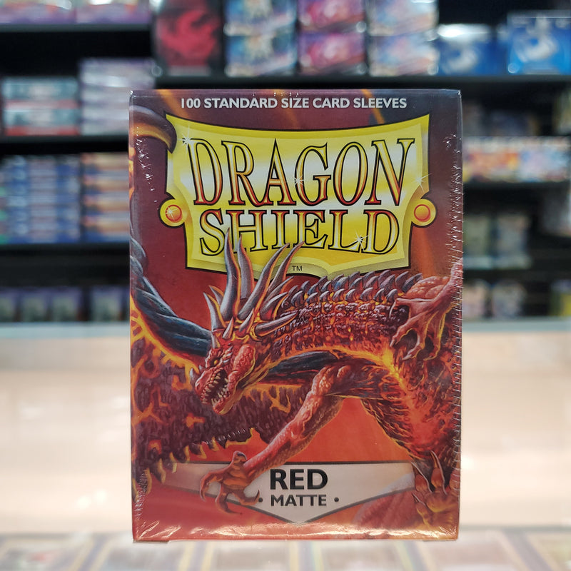 Dragon Shield Deck Protector - Matte Red 100 CT