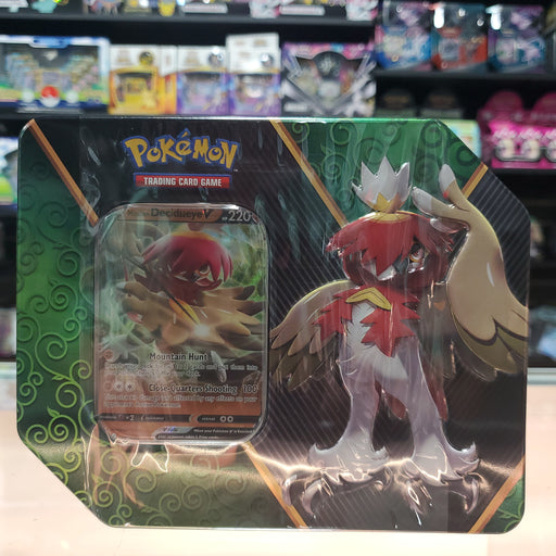 Pokmon TCG: Divergent Powers Tin (Hisuian Decidueye V) Smoke and Mirrors Hobby Pokmon TCG: Divergent Powers Tin (Hisuian Decidueye V) Smoke and Mirrors Hobby