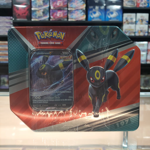 Pokmon TCG: V Heroes Tin (Umbreon V) Smoke and Mirrors Hobby Pokmon TCG: V Heroes Tin (Umbreon V) Smoke and Mirrors Hobby