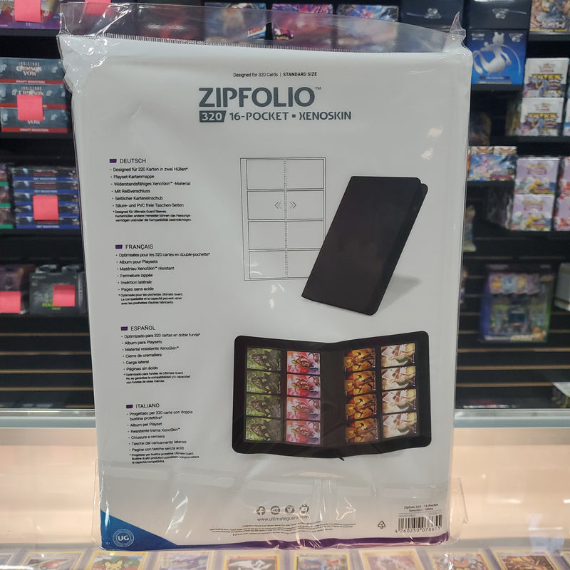 Ultimate Guard - 16 Pocket ZipFolio Playset Binder - White