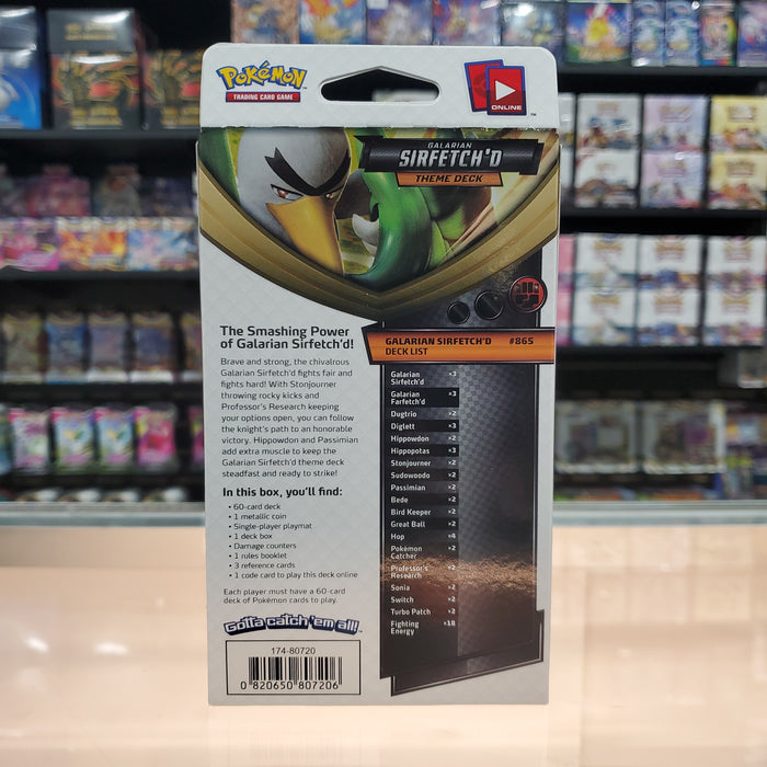 Pokémon TCG: Sword & Shield: Darkness Ablaze - Theme Deck (Galarian Sirfetch'd)