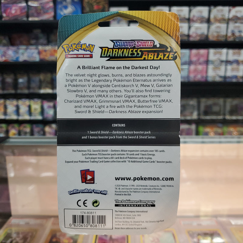 Pokémon TCG: Sword & Shield: Darkness Ablaze - Premium Checklane Blister