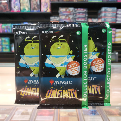 Magic: The Gathering - Unfinity - Collector Booster Pack Smoke and Mirrors Hobby Magic: The Gathering - Unfinity - Collector Booster Pack Smoke and Mirrors Hobby