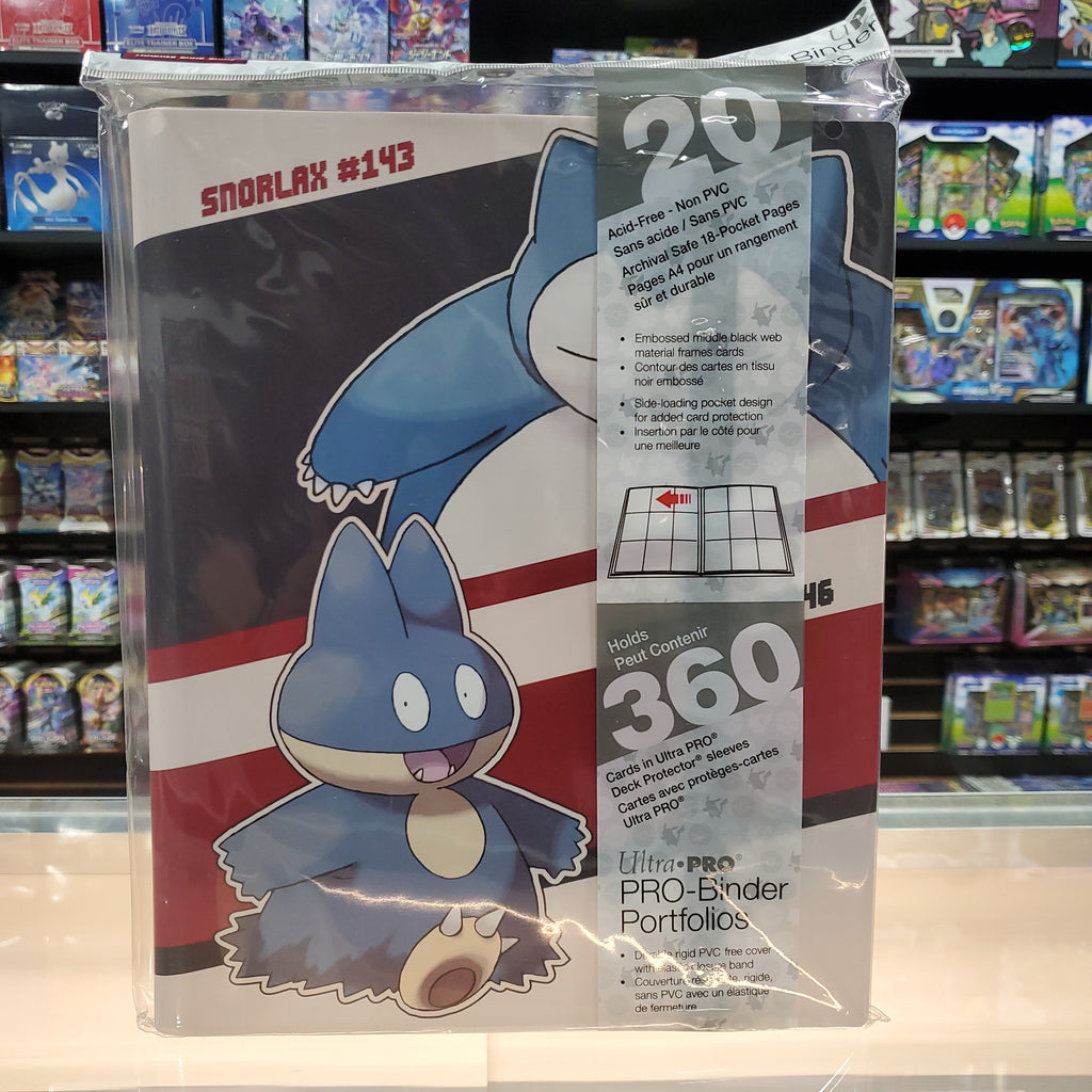 snorlax card binder Ultra-PRO: Pokémon 9 Pocket PRO Binder