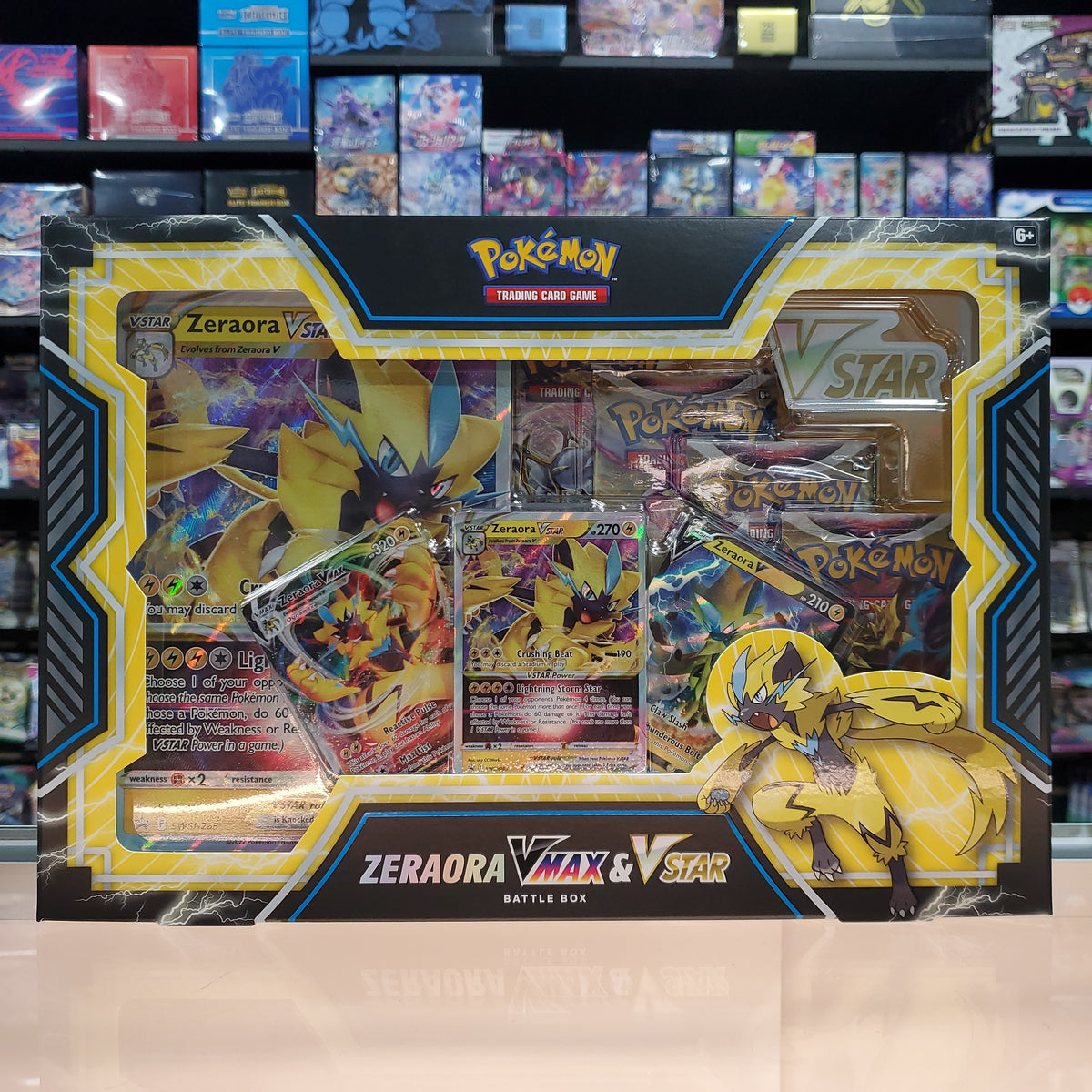 zeraora pokemon card box Pokémon TCG: Battle Box (Zeraora VMAX & VSTAR) — Smoke and Mirrors Hobby