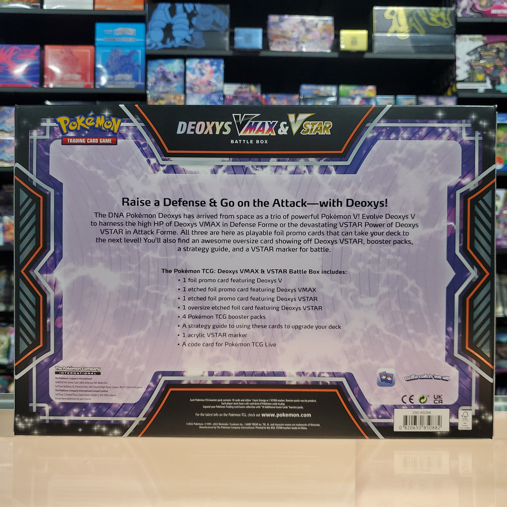 Pokémon Deoxys VMAX & VSTAR Battle Box – Fable Hobby