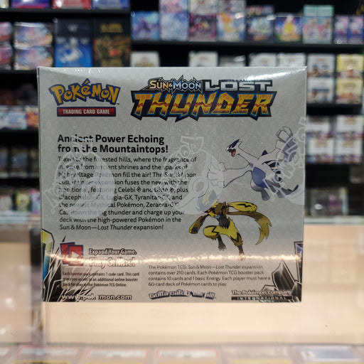 Pokmon TCG: Sun & Moon: Lost Thunder - Booster Box Smoke and Mirrors Hobby Pokmon TCG: Sun & Moon: Lost Thunder - Booster Box Smoke and Mirrors Hobby
