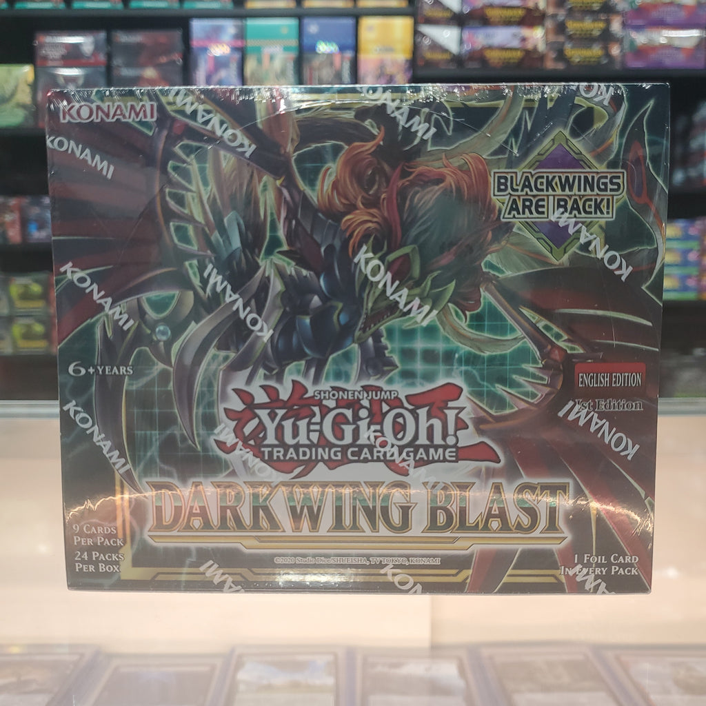 Yu-Gi-Oh! TCG: Darkwing Blast - Booster Box (1st Edition) Smoke and Mirrors Hobby Yu-Gi-Oh! TCG: Darkwing Blast - Booster Box (1st Edition) Smoke and Mirrors Hobby