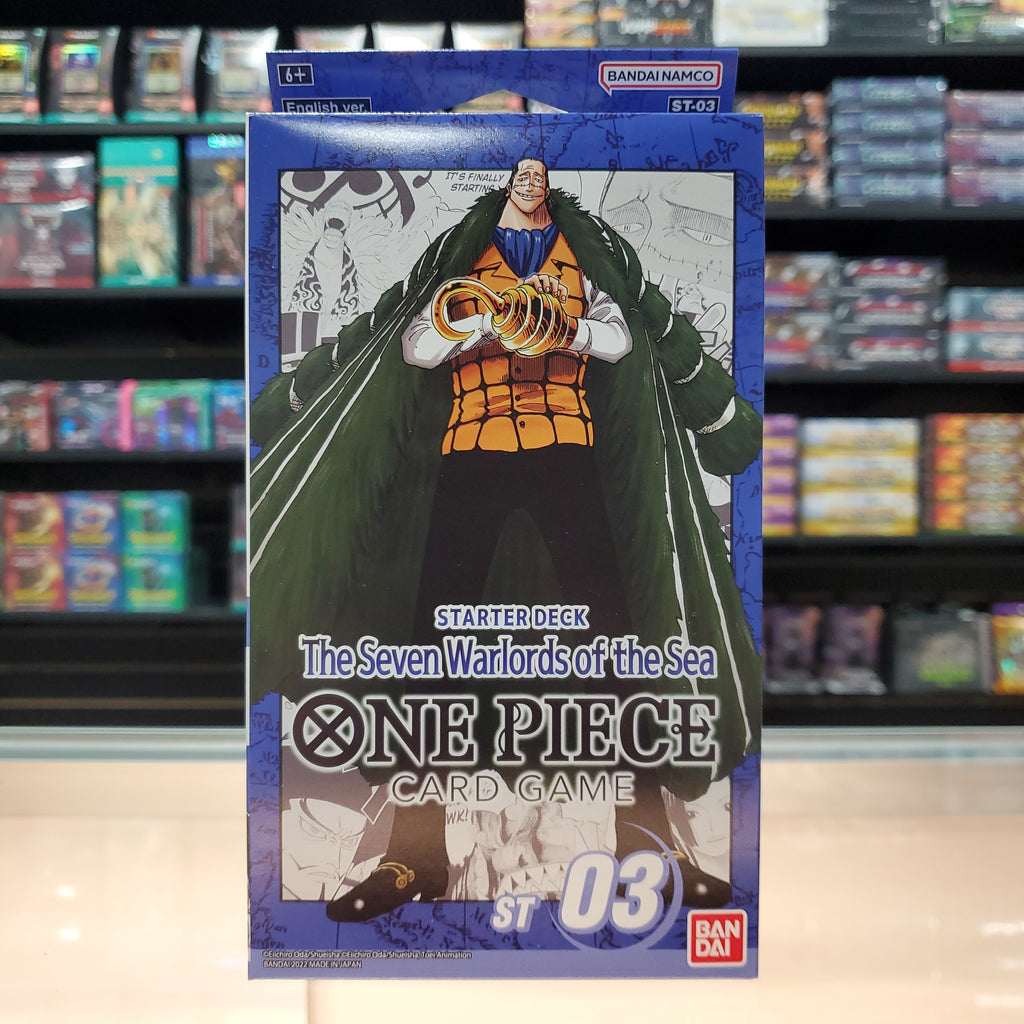 one piece tcg seven warlords of the sea starter deck One Piece TCG: The Seven Warlords of the Sea [ST-03]