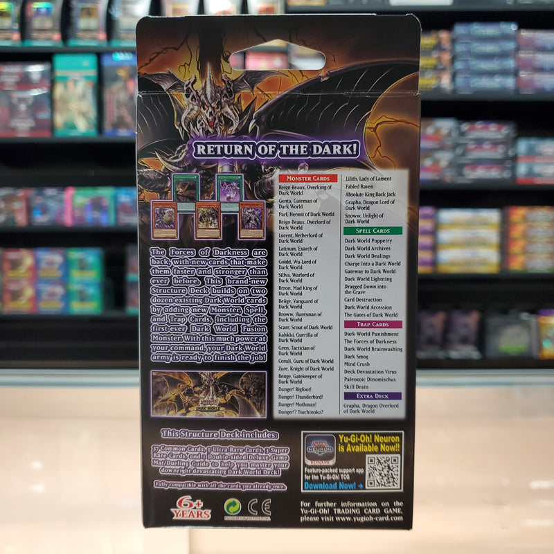 Yu-Gi-Oh! Dark World Structure Deck - Brand New, Factory Sealed Trading Card Game Pack Yu-Gi-Oh! Dark World Structure Deck - Brand New, Factory Sealed Trading Card Game Pack