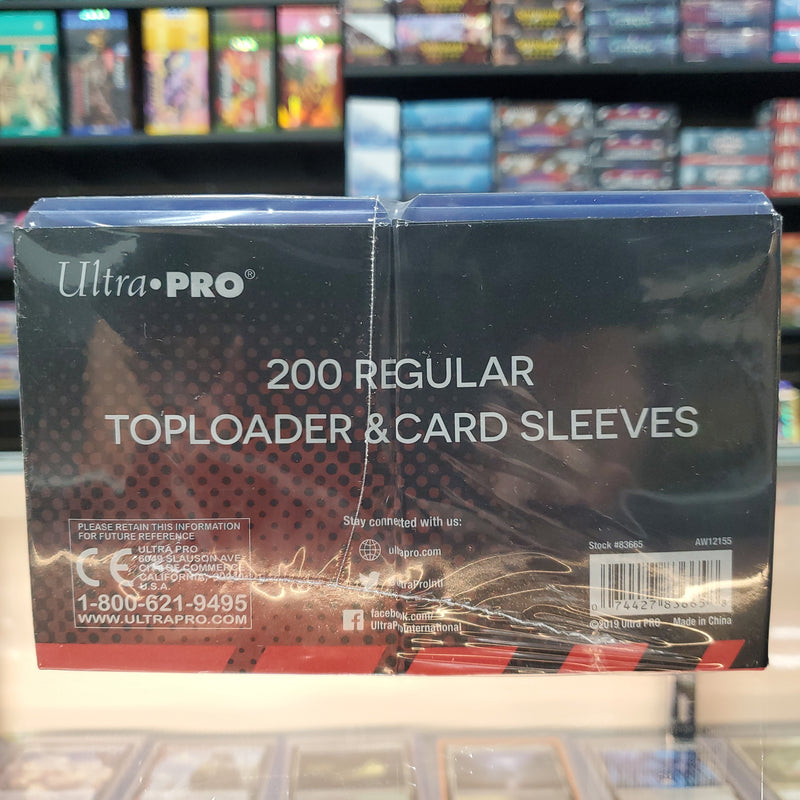 Ultra-PRO: 3"x4" Regular Toploader and Card Sleeves 200 CT