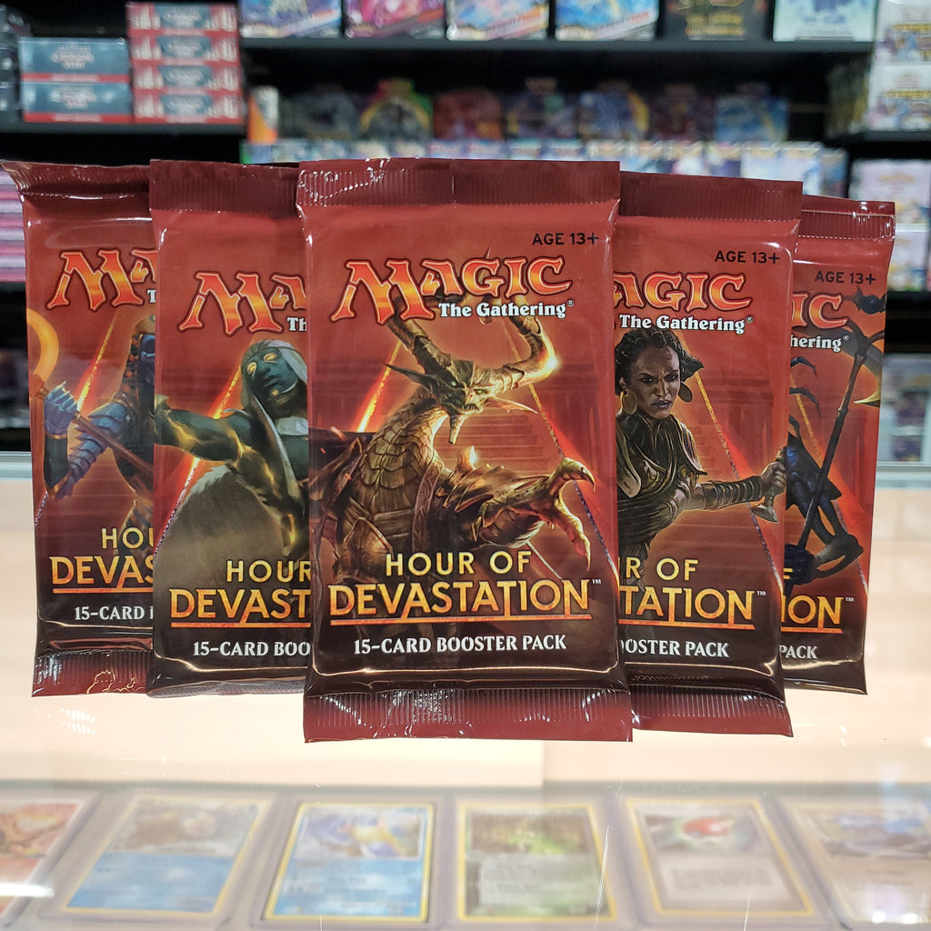 Magic: The Gathering - Hour of Devastation - Booster Pack Smoke and Mirrors Hobby Magic: The Gathering - Hour of Devastation - Booster Pack Smoke and Mirrors Hobby