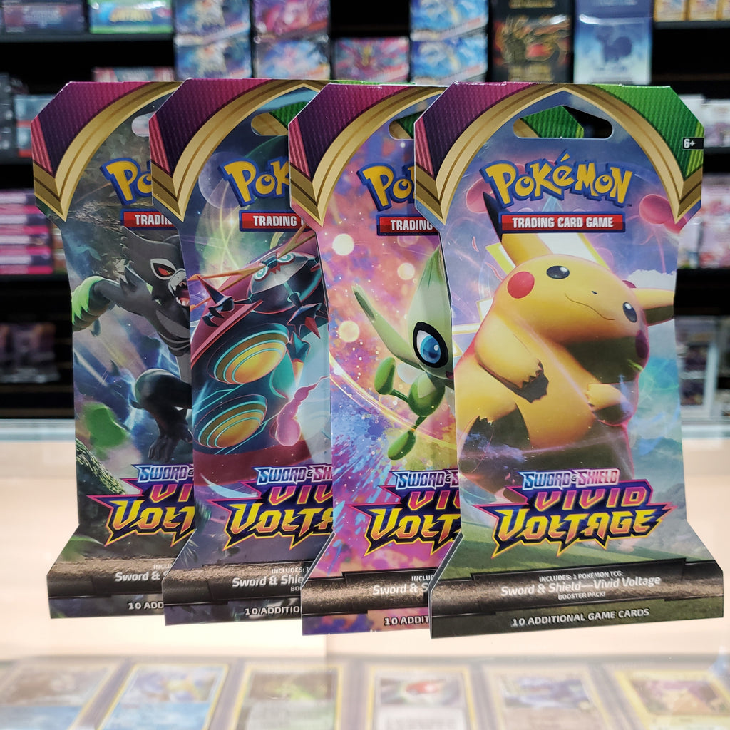 Pokmon TCG: Sword & Shield: Vivid Voltage - Sleeved Booster Pack Smoke and Mirrors Hobby Pokmon TCG: Sword & Shield: Vivid Voltage - Sleeved Booster Pack Smoke and Mirrors Hobby