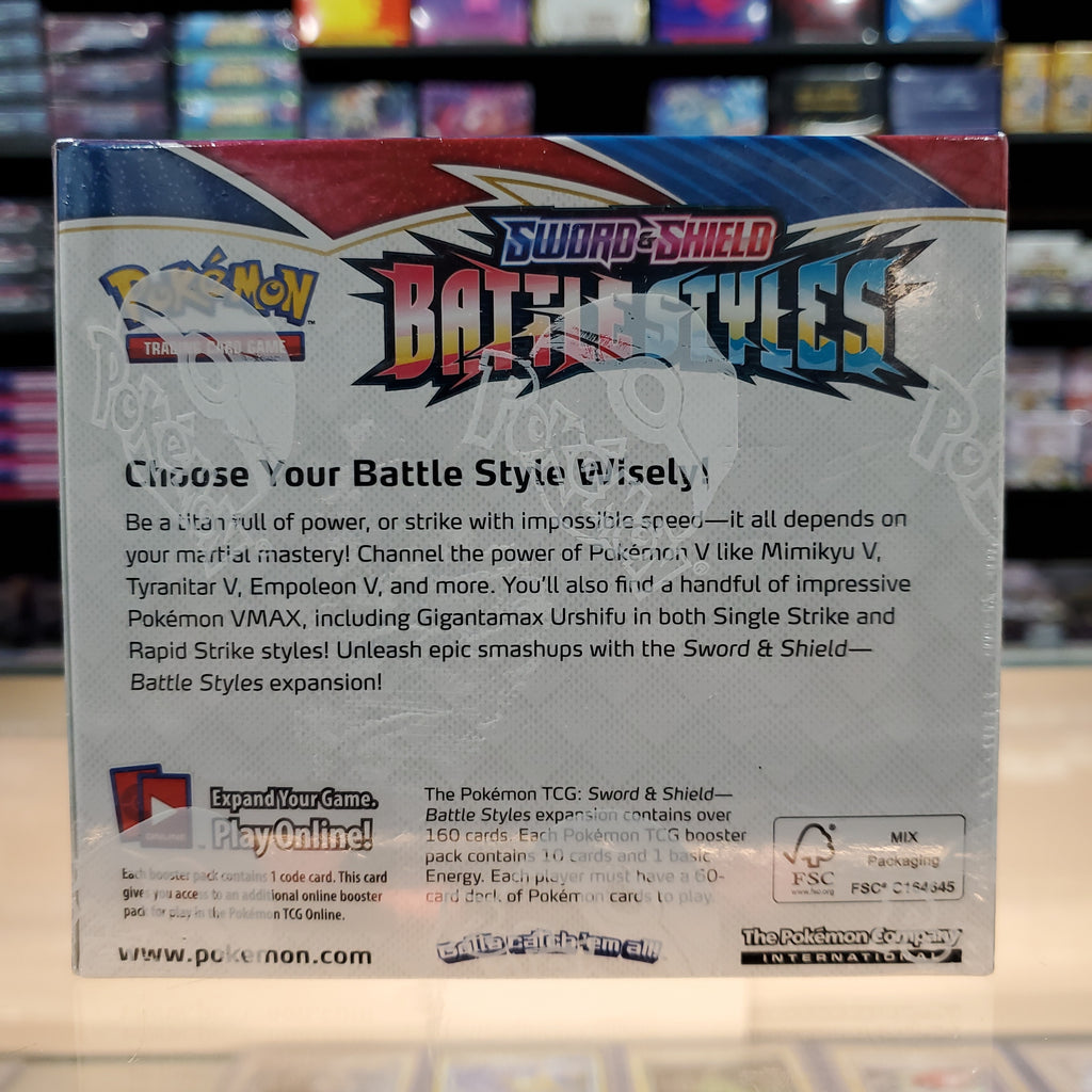 Pokémon TCG: Sword & Shield: Battle Styles - Booster Box