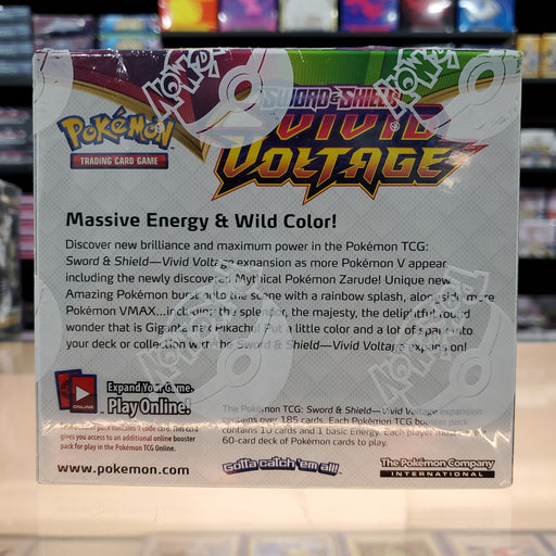 Pokmon TCG: Sword & Shield: Vivid Voltage - Booster Box Smoke and Mirrors Hobby Pokmon TCG: Sword & Shield: Vivid Voltage - Booster Box Smoke and Mirrors Hobby