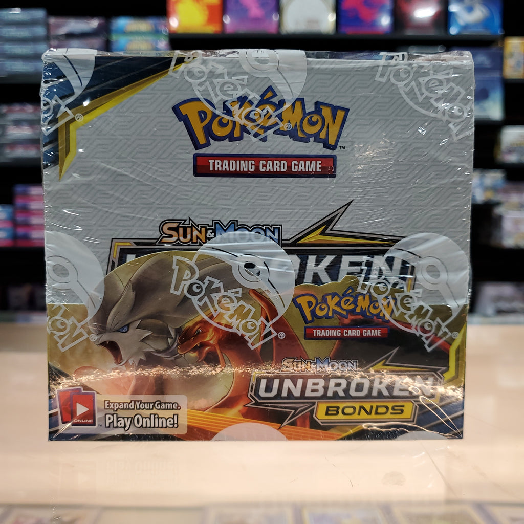 pokemon cards unbroken bonds booster box Pokémon TCG: Sun & Moon: Unbroken Bonds