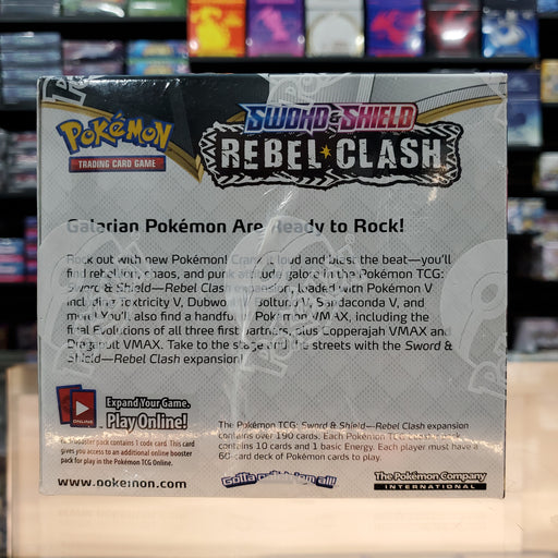 Pokmon TCG: Sword & Shield: Rebel Clash - Booster Box Smoke and Mirrors Hobby Pokmon TCG: Sword & Shield: Rebel Clash - Booster Box Smoke and Mirrors Hobby