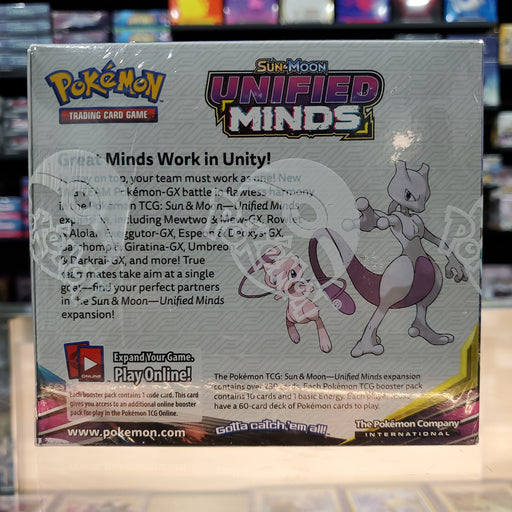 Pokmon TCG: Sun & Moon: Unified Minds - Booster Box Smoke and Mirrors Hobby Pokmon TCG: Sun & Moon: Unified Minds - Booster Box Smoke and Mirrors Hobby