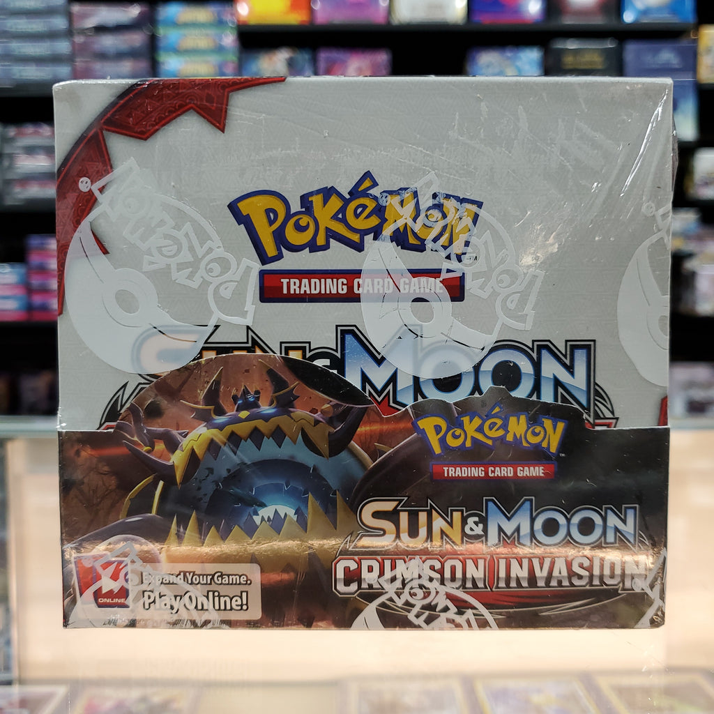 pokemon sun and moon crimson invasion booster box Pokémon TCG: Sun & Moon: Crimson Invasion