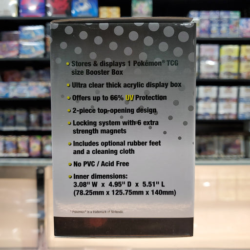 Ultra-PRO: Acrylic Booster Box Display for Pokmon TCG Smoke and Mirrors Hobby Ultra-PRO: Acrylic Booster Box Display for Pokmon TCG Smoke and Mirrors Hobby