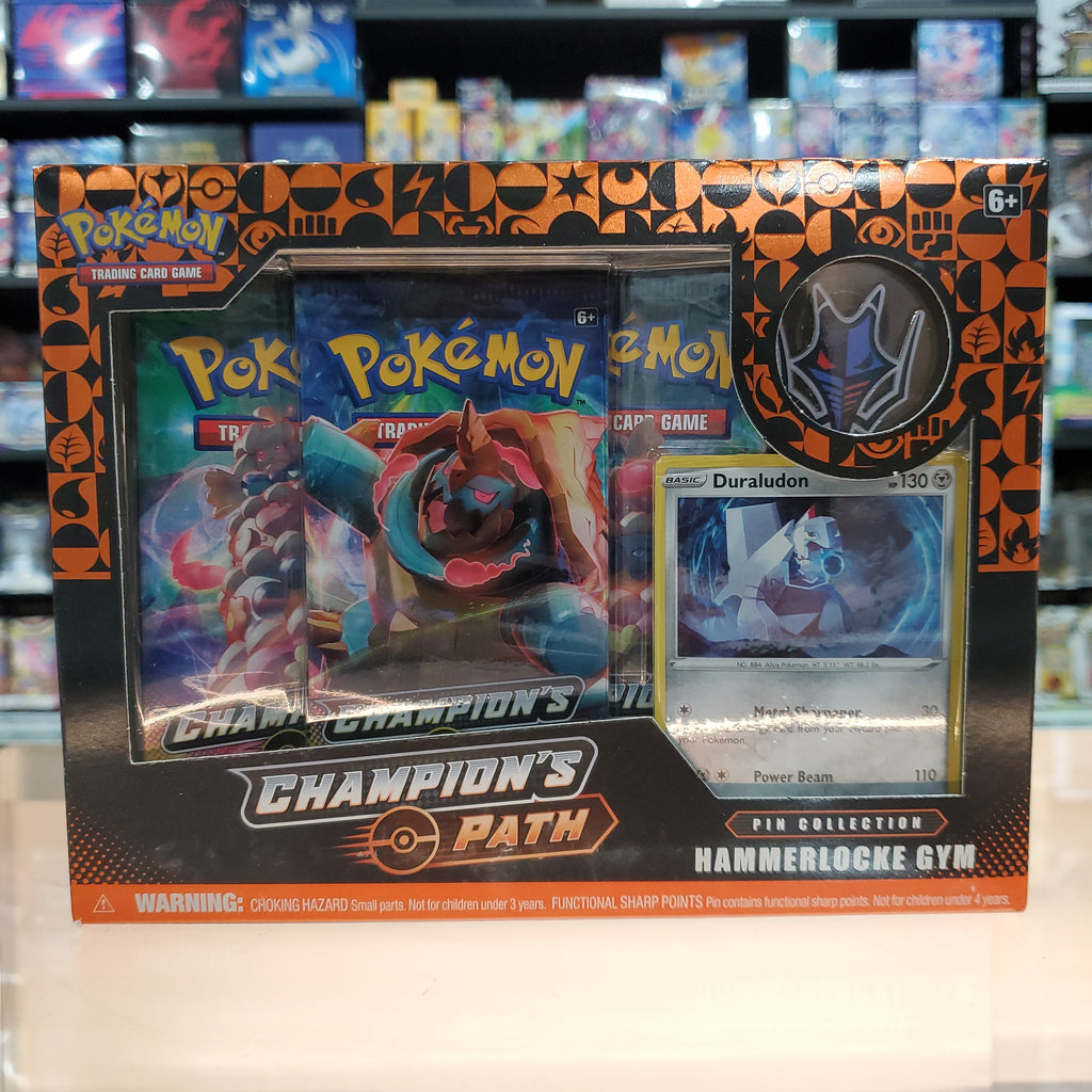 Pokmon TCG: Champion's Path - Pin Collection (Hammerlocke Gym) Smoke and Mirrors Hobby Pokmon TCG: Champion's Path - Pin Collection (Hammerlocke Gym) Smoke and Mirrors Hobby
