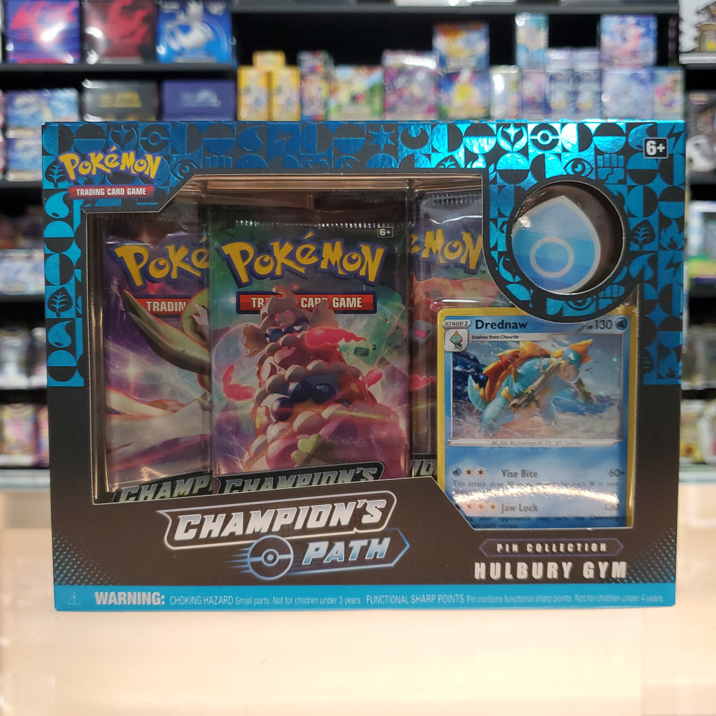 Pokmon TCG: Champion's Path - Pin Collection (Hulbury Gym) Smoke and Mirrors Hobby Pokmon TCG: Champion's Path - Pin Collection (Hulbury Gym) Smoke and Mirrors Hobby