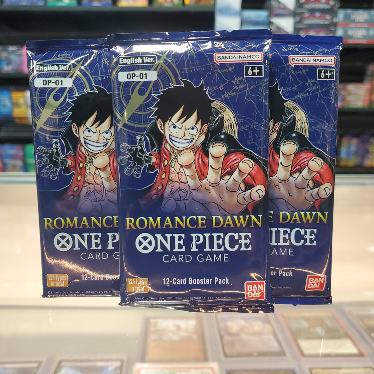 one piece trading card game romance dawn booster pack OPC-01 (Chinese) Includes parallel cards with different illustrations and specifications One Piece Trading Card Game