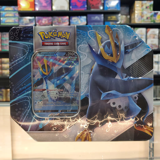 Pokmon TCG: Sword & Shield: Battle Styles - V Strikers Tin (Empoleon Smoke and Mirrors Hobby Pokmon TCG: Sword & Shield: Battle Styles - V Strikers Tin (Empoleon Smoke and Mirrors Hobby