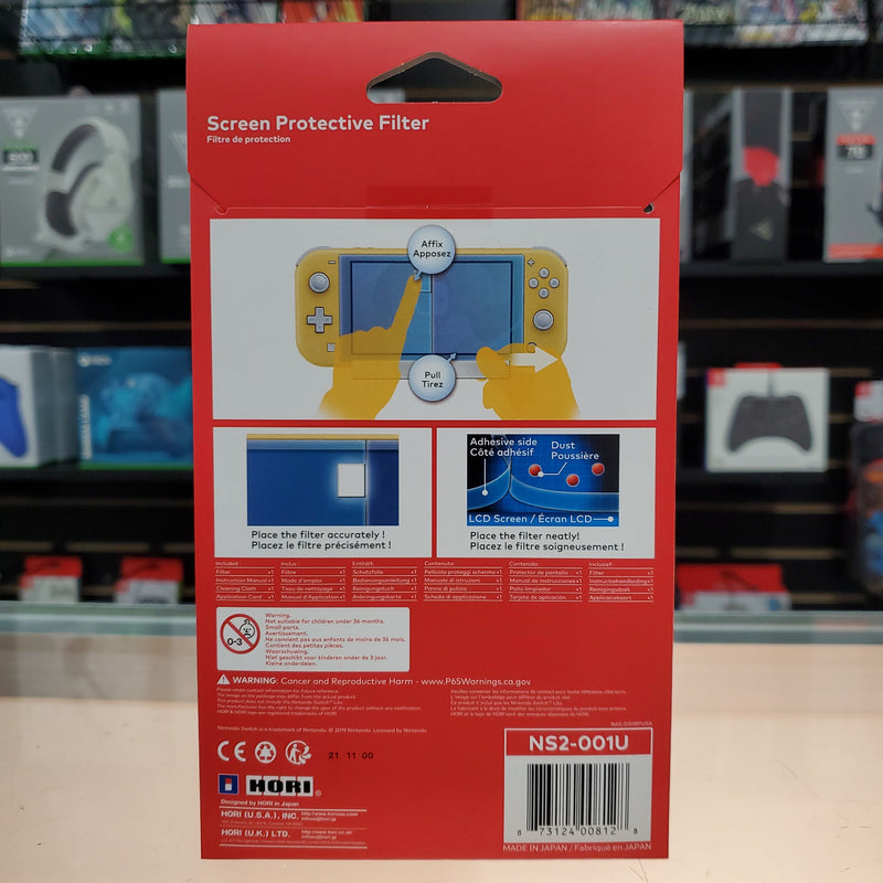 Hori - Screen Protector (Nintendo Switch Lite)