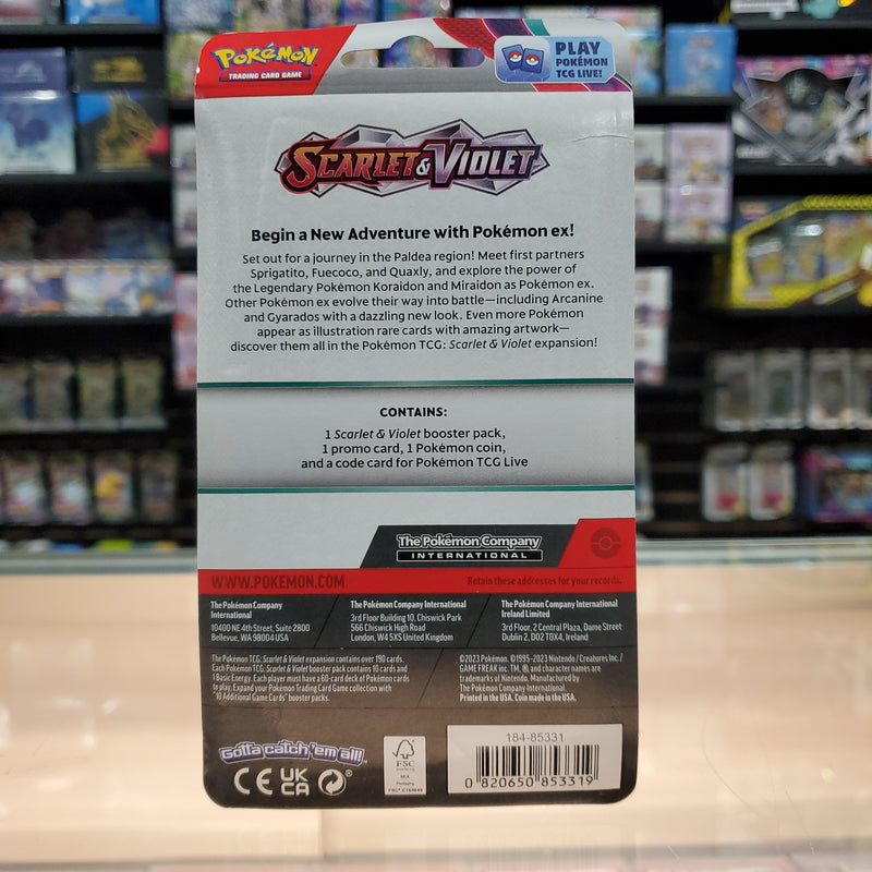 Pokémon TCG: Scarlet & Violet - Single Pack Blister (Espathra)