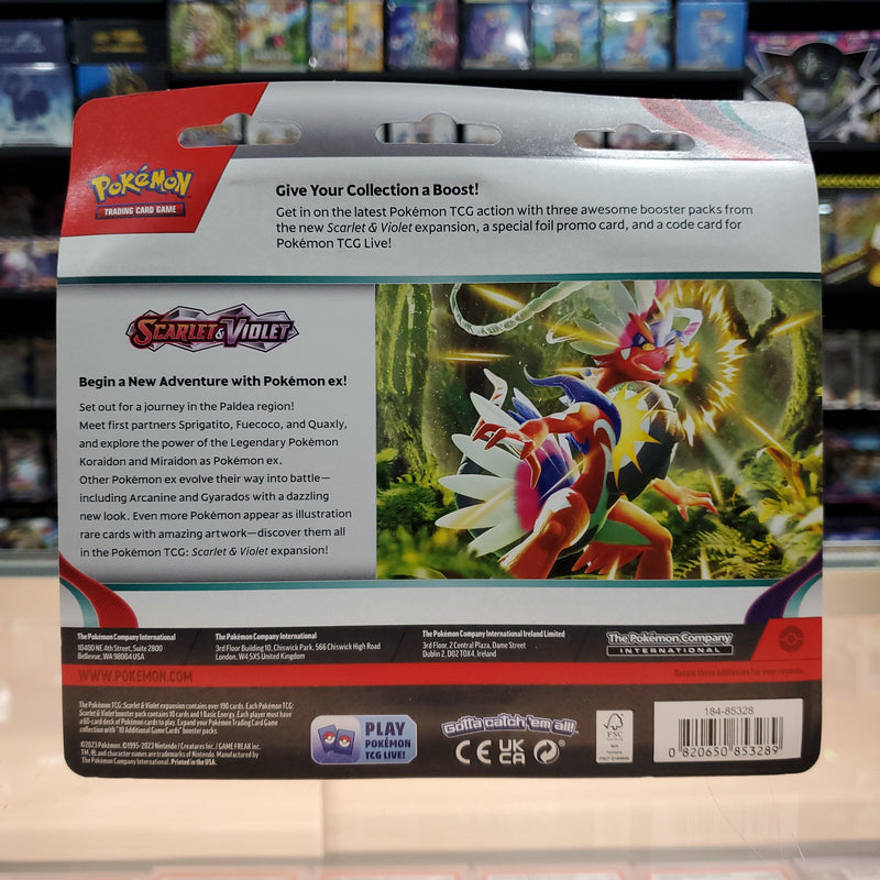 Pokémon TCG: Scarlet & Violet - 3 Pack Blister (Dondozo)