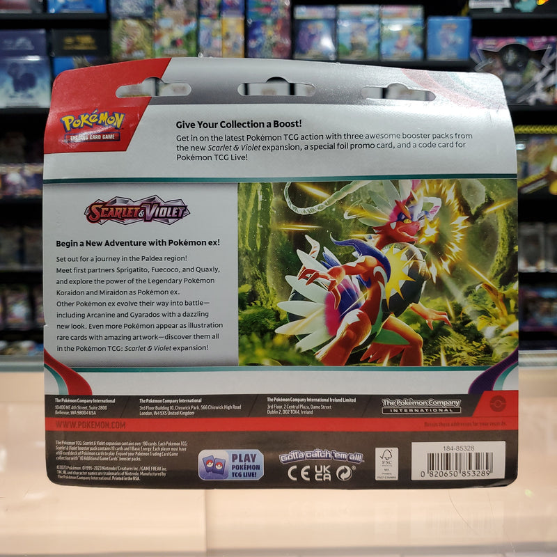 Pokémon TCG: Scarlet & Violet - 3 Pack Blister (Arcanine)