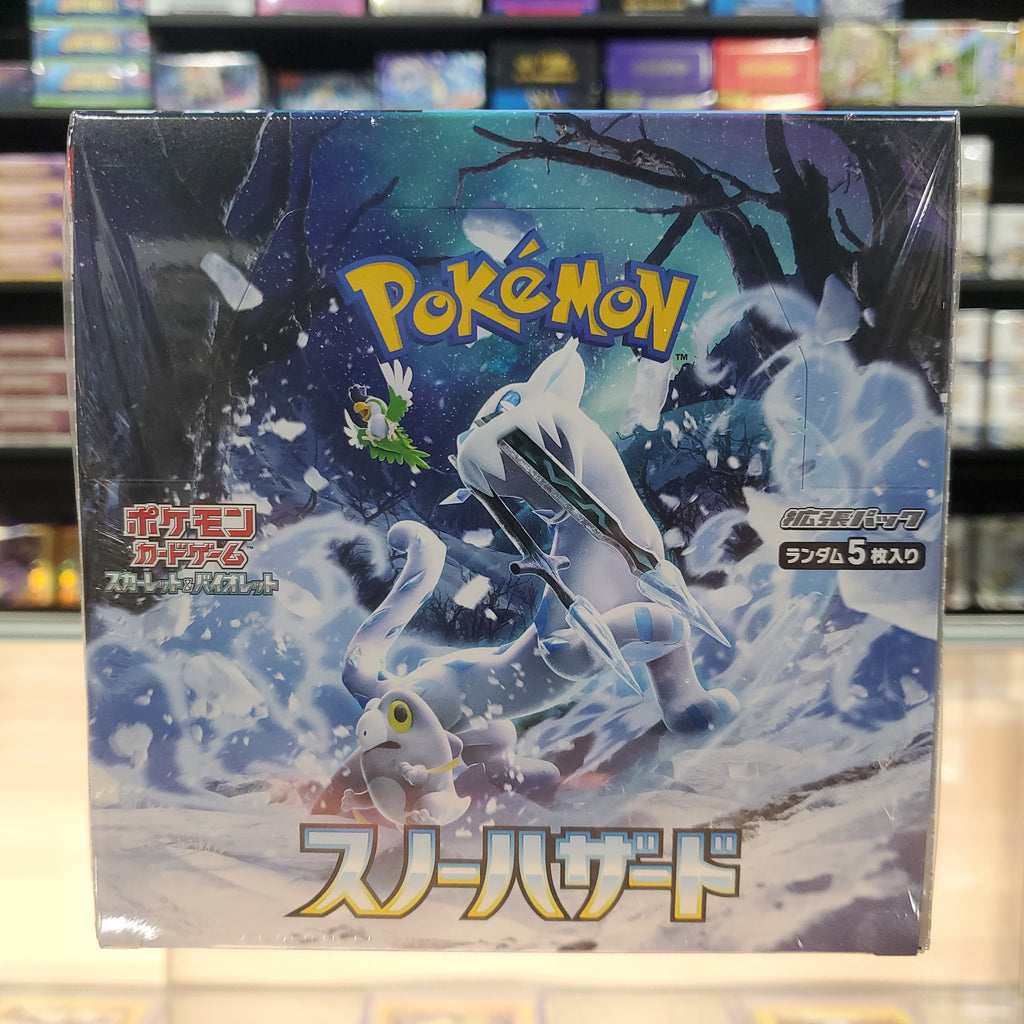 Pokmon TCG: Scarlet & Violet: Snow Hazard - Booster Box Smoke and Mirrors Hobby Pokmon TCG: Scarlet & Violet: Snow Hazard - Booster Box Smoke and Mirrors Hobby