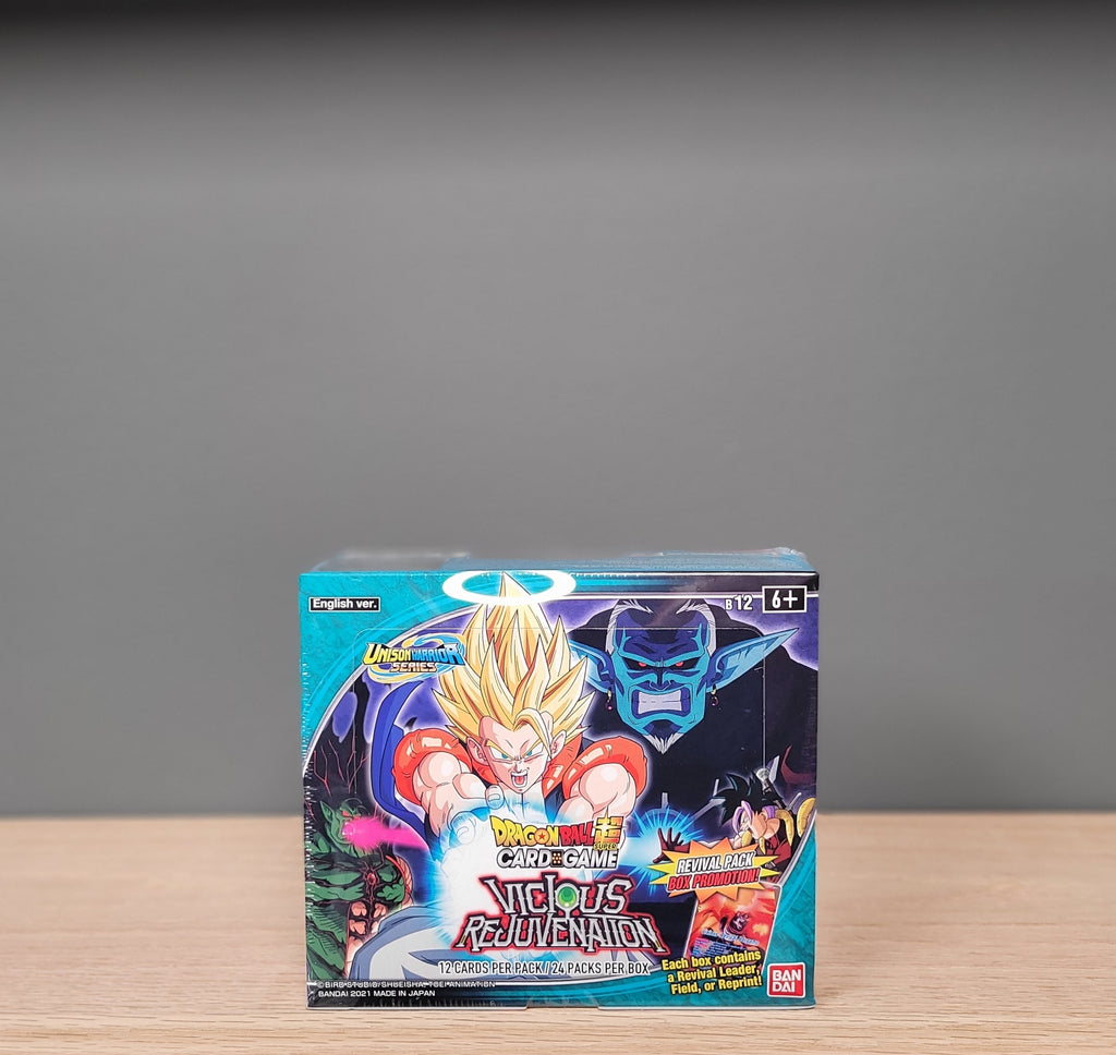 dragon ball vicious rejuvenation booster box Dragon Ball Super TCG: Fusion World: Dual Evolution: Booster Display (FB09)