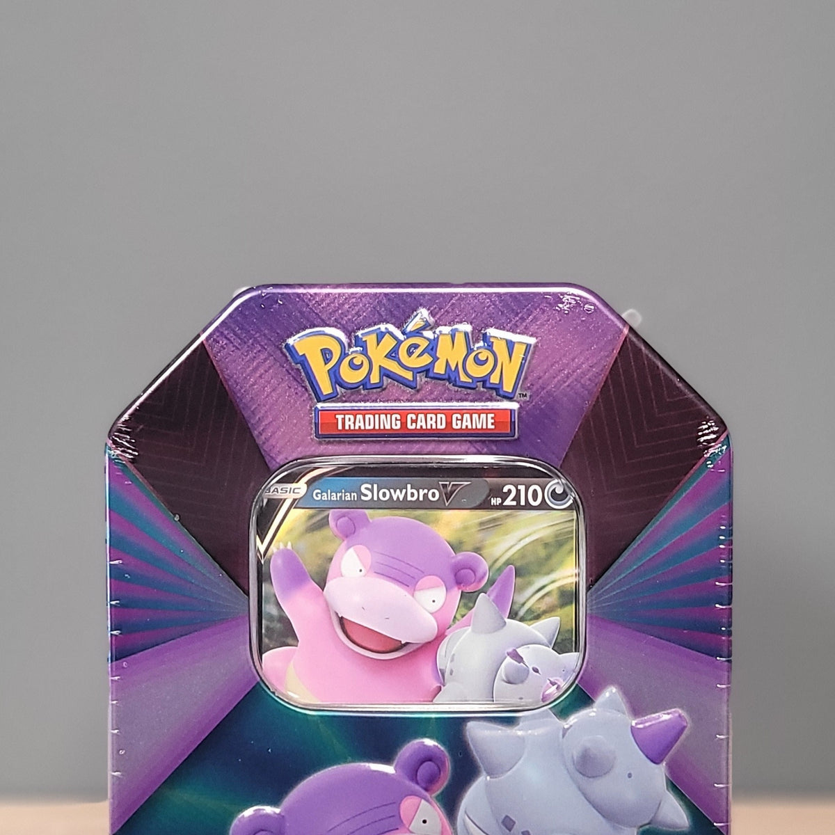 Pokmon TCG: V Forces Tin - Galarian Slowbro V Smoke and Mirrors Hobby Pokmon TCG: V Forces Tin - Galarian Slowbro V Smoke and Mirrors Hobby
