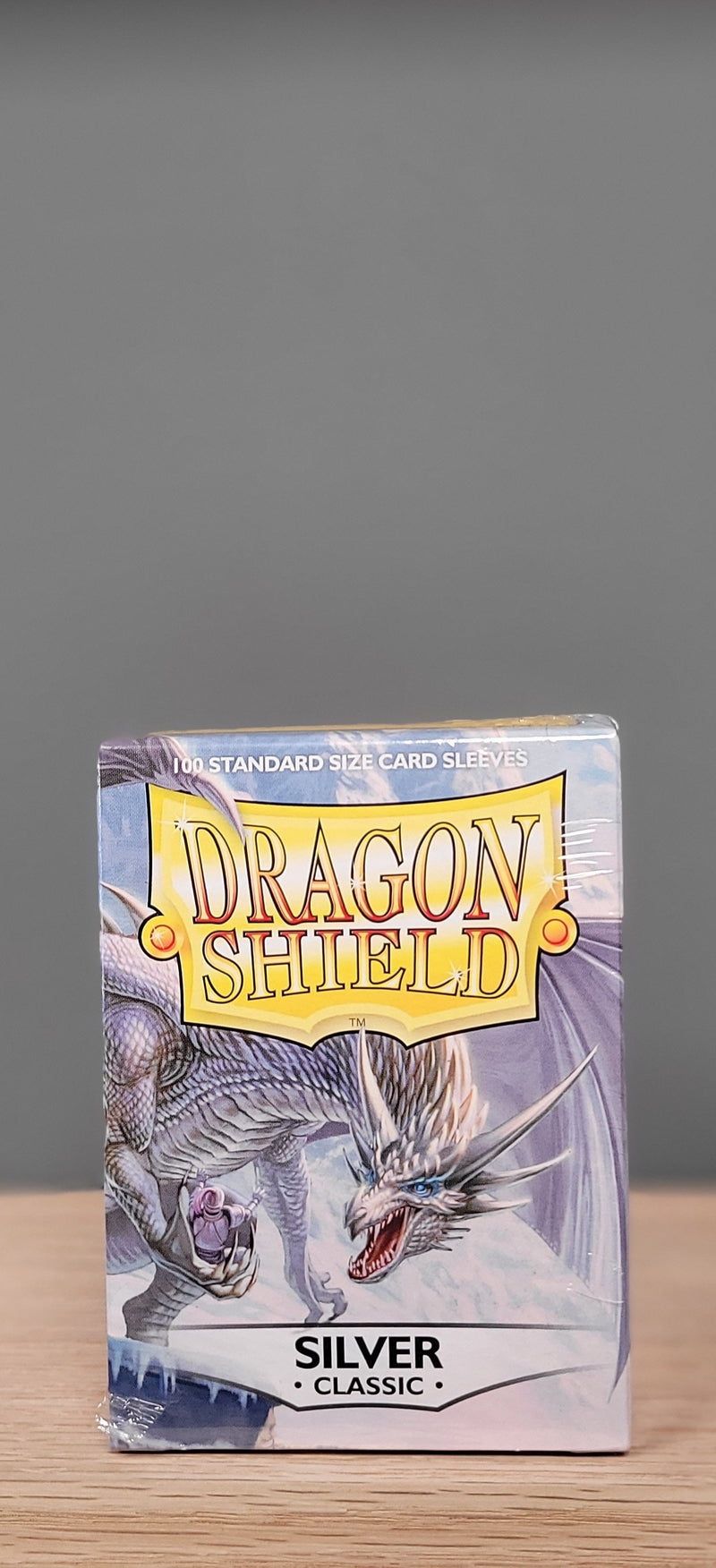 Dragon Shield Deck Protector - Classic Silver 100 CT