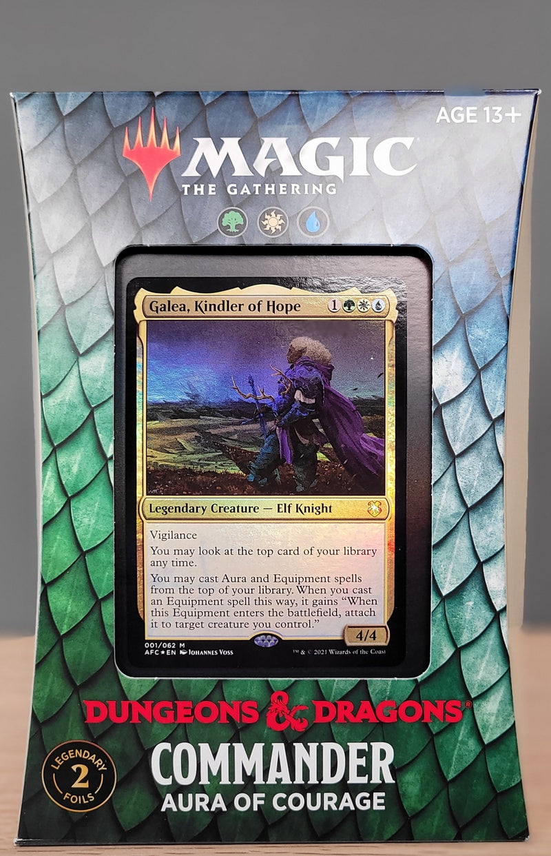 Magic: The Gathering - AFR Commander Deck - Aura of Courage